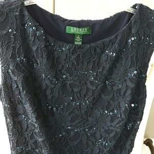 Ralph Lauren Navy Blue Dress